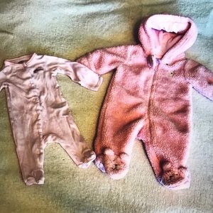 Carter’s Newborn snowsuit and onesie
